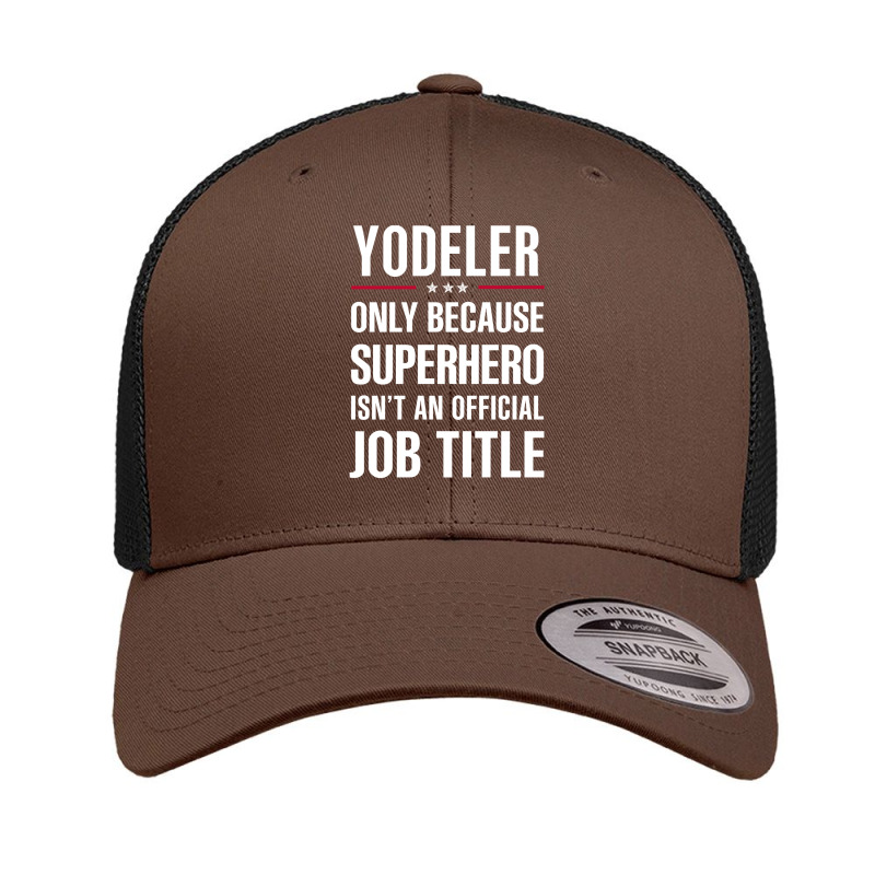 Gift For Superhero Yodeler Retro Trucker Cap | Artistshot