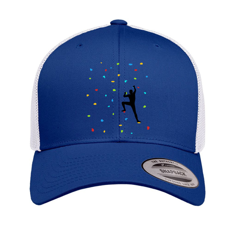 Climbing Wall Climbing Bouldering Retro Trucker Cap | Artistshot