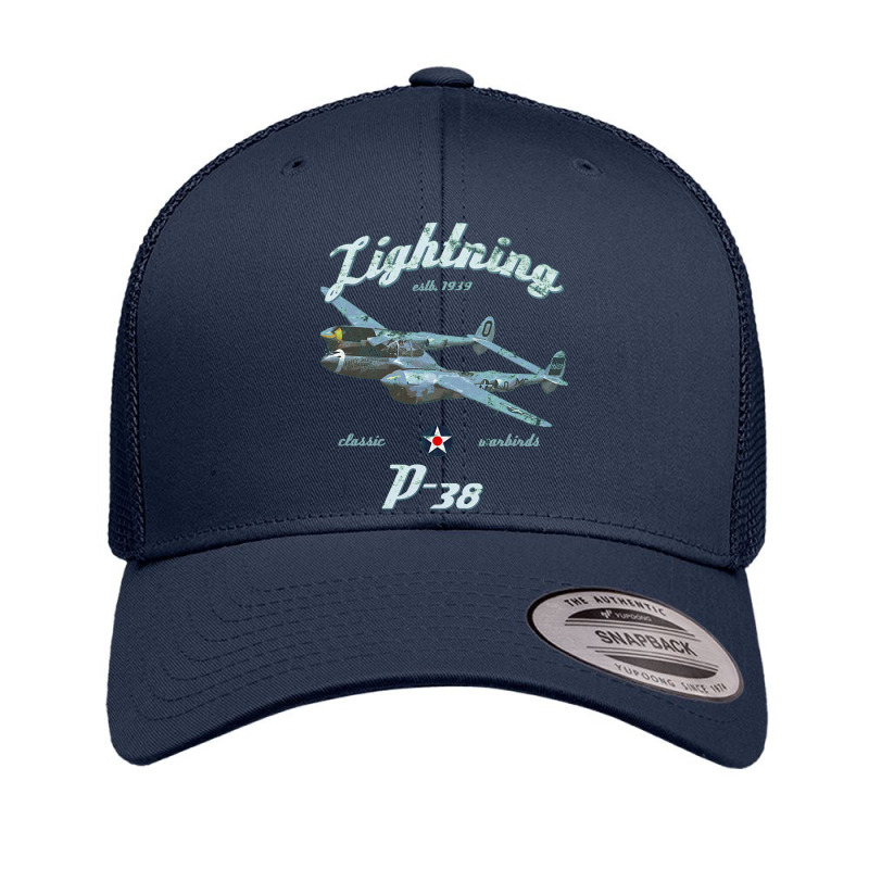 Airplane T Shirtp 38 Lightning Wwii Classic Warbird Retro Trucker Cap by jrestima | Artistshot