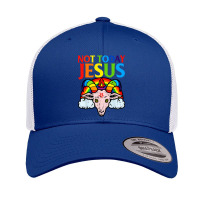 Today Not Jesus Satan Goat Satanic Retro Trucker Cap | Artistshot