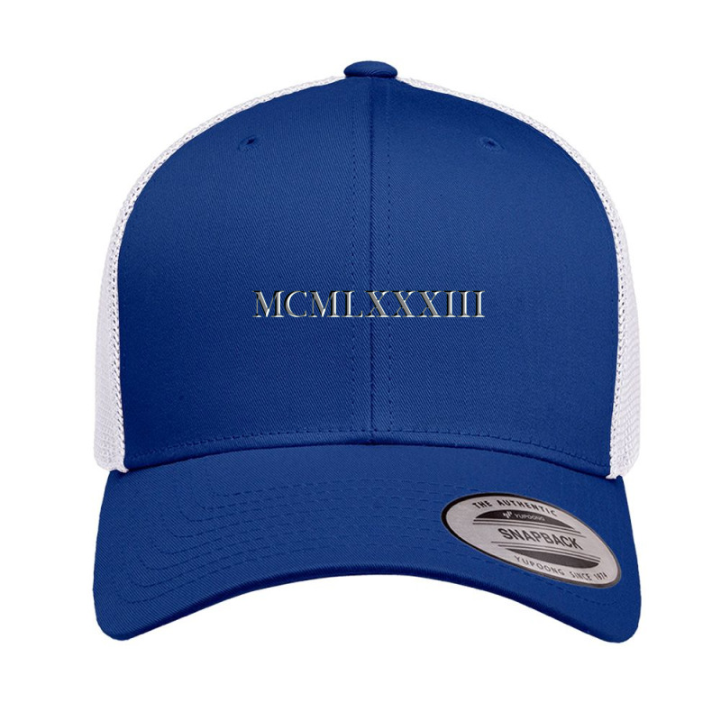 Roman Numeral 1983 Retro Trucker Cap by waktudzuhur | Artistshot