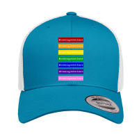 #breakingcodesilence,rainbow ,alliance ,breaking Code Silence Retro Trucker Cap | Artistshot