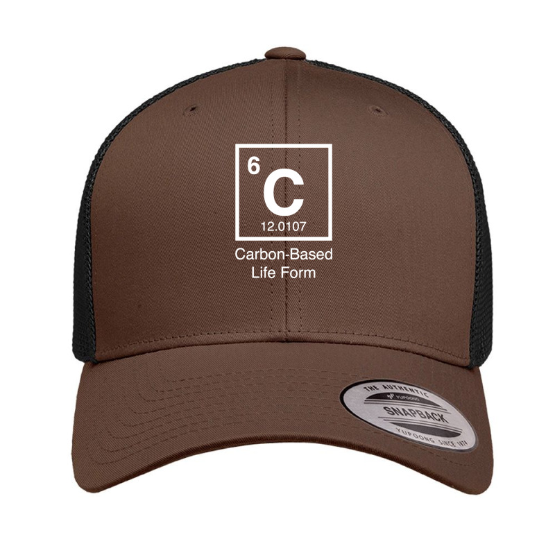 Carbon Based Life Form Funny Retro Trucker Cap | Artistshot