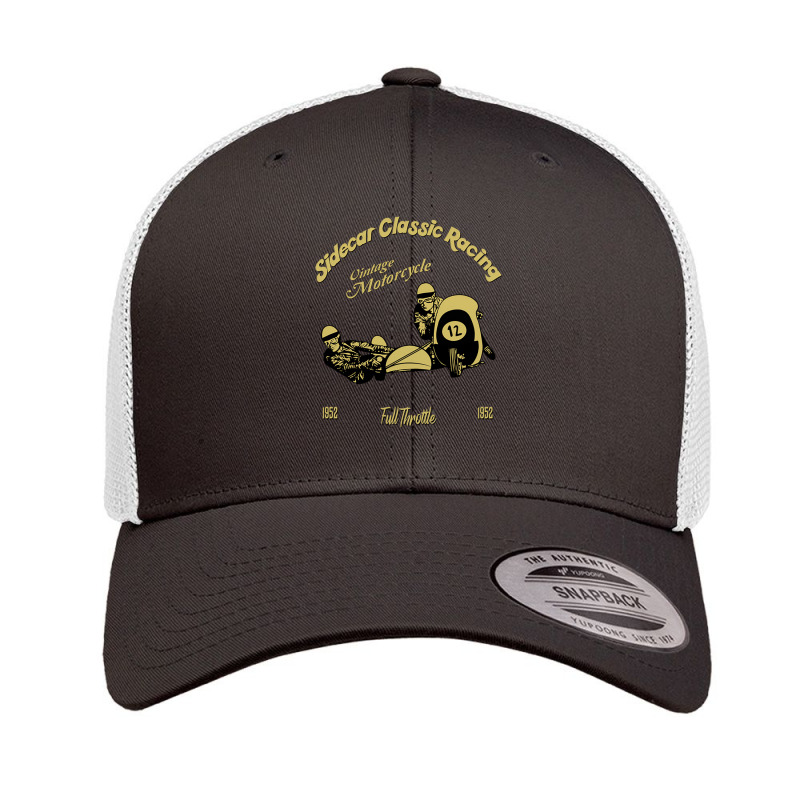 Sidecar Classic Racing Retro Trucker Cap by kongkonroru | Artistshot