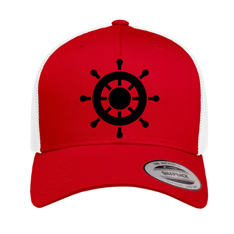 Ship Wheel 1 On Pirate Retro Trucker Cap | Artistshot