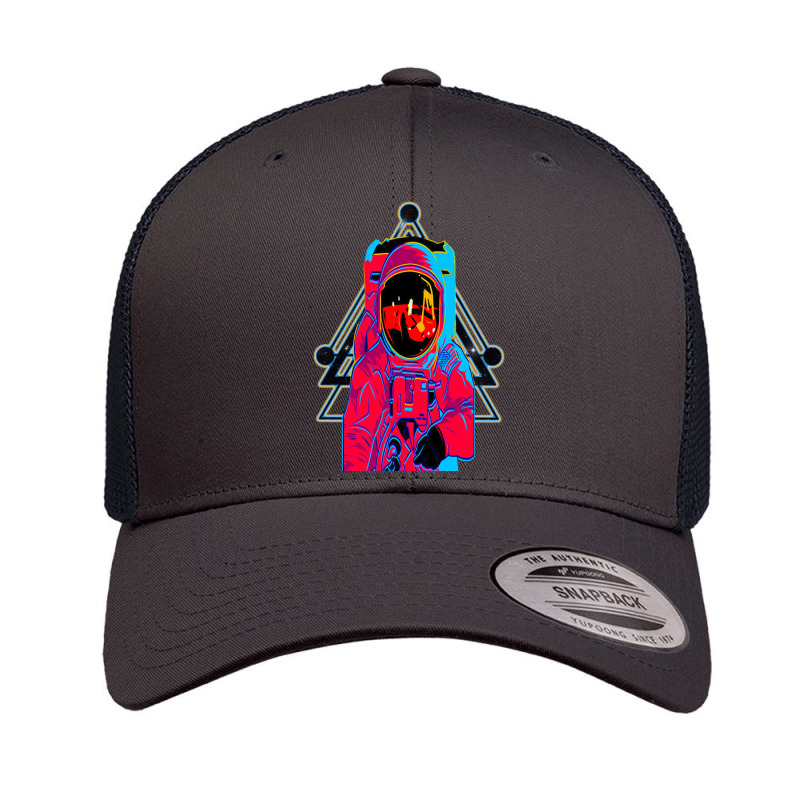 Galaxy Spaceman Retro Trucker Cap by loveshop | Artistshot