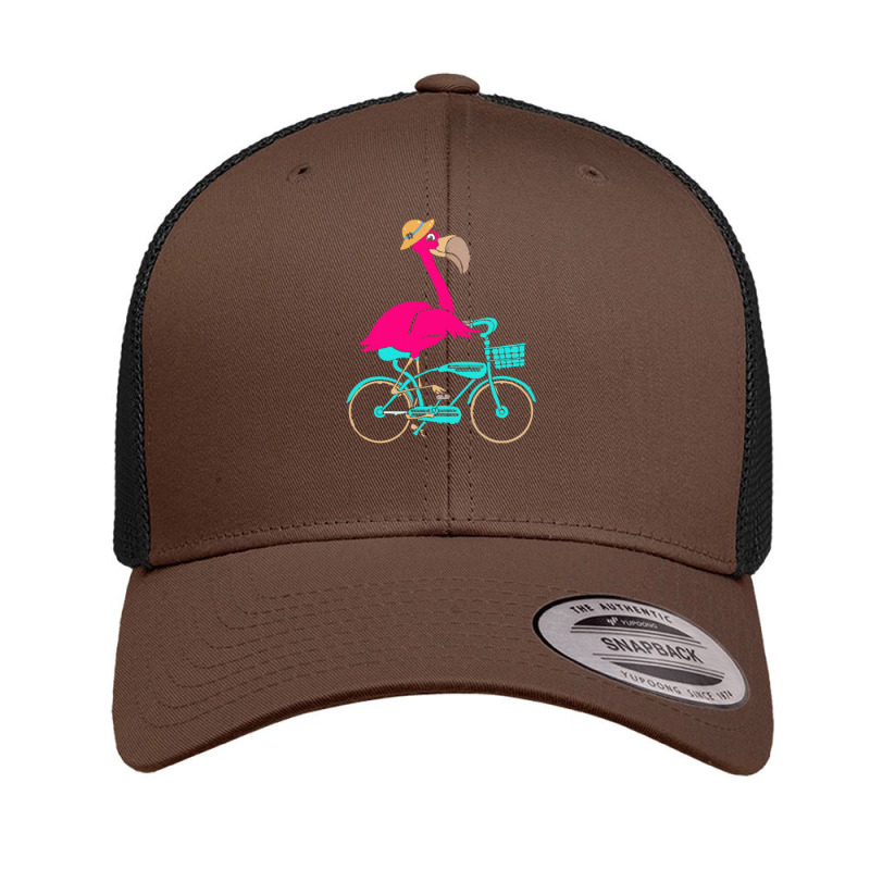 Flamingo T  Shirt I Make Cycling Look Flamazing Funny Flamingo T  Shir Retro Trucker Cap | Artistshot