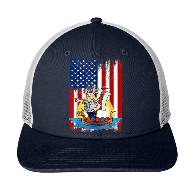 Nordic American Heritage Explorer Navigator Leif Erikson Day T Shirt Snapback Trucker Cap by dubrayhecallezhd | Artistshot