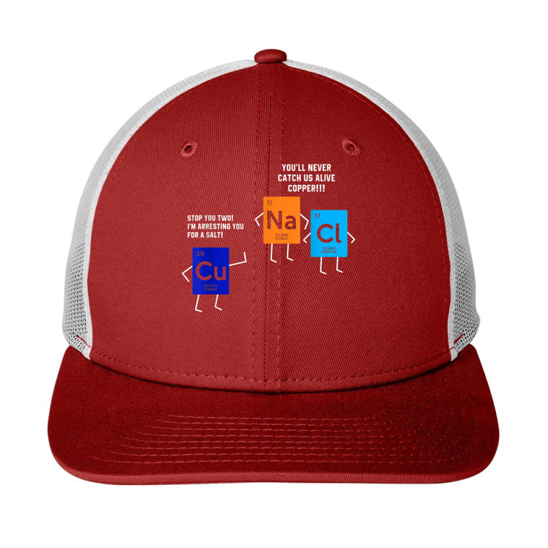 Salt And Copper Periodic Table Funny Shirt Funny Chemistry Snapback Trucker Cap | Artistshot