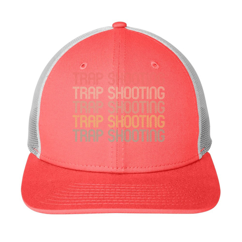 Retro Style Trap Shooting Design Snapback Trucker Cap | Artistshot