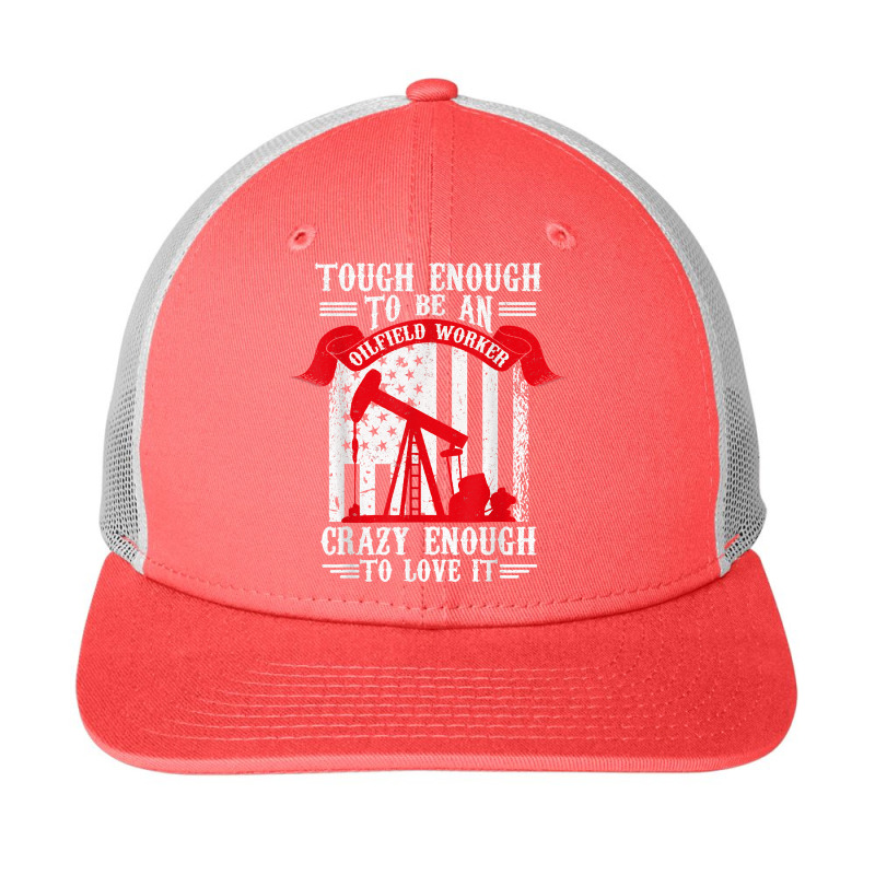 Oilfield Oilman Drilling Rig   Fracking Oilfield Worker T Shirt Snapback Trucker Cap by uekirstockpg | Artistshot