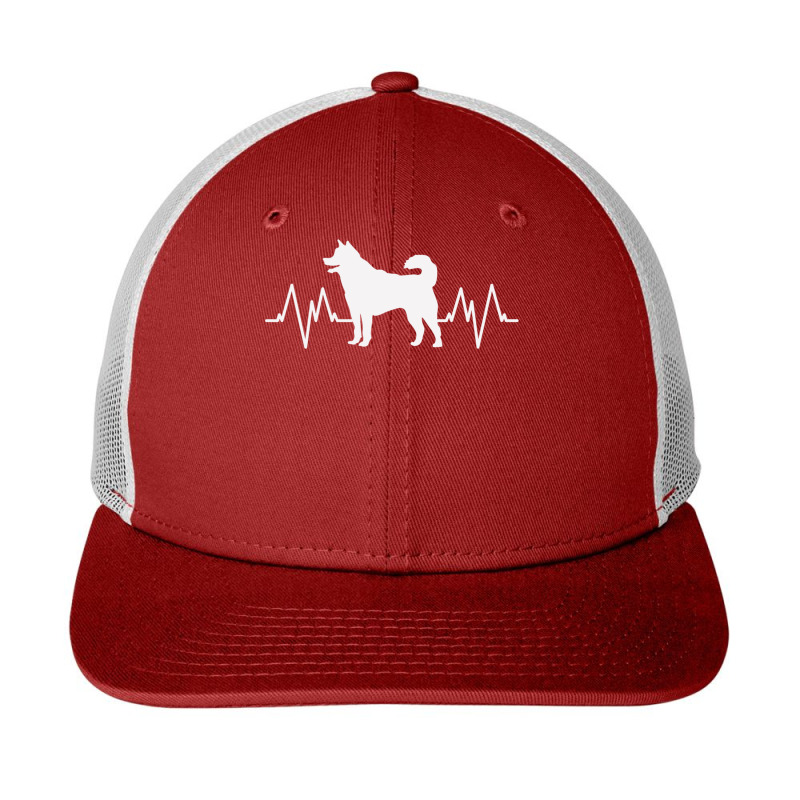 Alaskan Malamute Heartbeat Dog Lover Snapback Trucker Cap | Artistshot