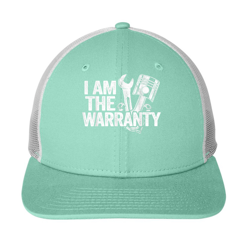 I Am The Warranty Race Car Parts Repair Guy Funny Mechanic T Shirt Snapback Trucker Cap by cm-arts | Artistshot