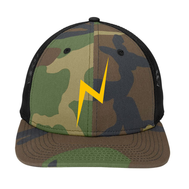 Lightning Bolt (yellow) Snapback Trucker Cap by PamelaAnnHarris | Artistshot