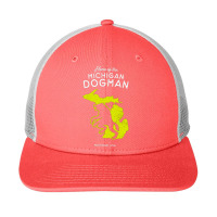 Home Of The Michigan Dogman, Home, Of The Michigan, Dogman, Home Of Th Snapback Trucker Cap | Artistshot