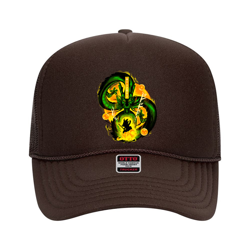 Attack Of Shenron 2 Foam Trucker Hat by greggjvandervor | Artistshot