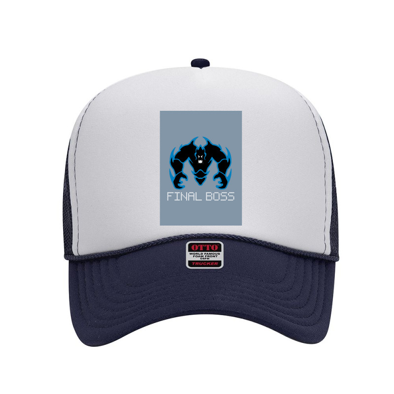 Final Boss Spiral Notebook Foam Trucker Hat | Artistshot