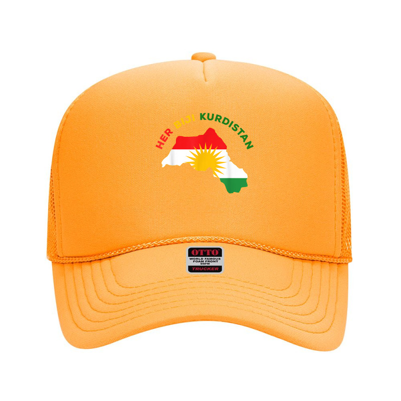 Her Biji Kurdistan T Shirt Foam Trucker Hat by cm-arts | Artistshot