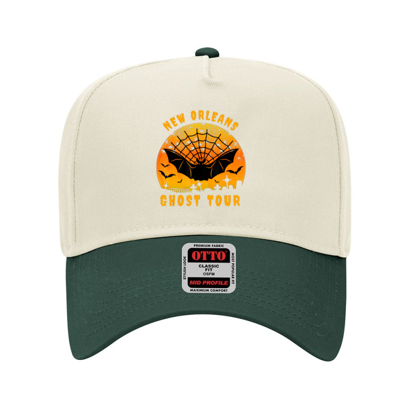 Spooky Ghost Tour New Orleans Halloween Haunted Adjustable Baseball Cap | Artistshot