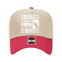 Anesthesiologist Anaesthetist Be Nice To Me Funny Adjustable Baseball Cap | Artistshot