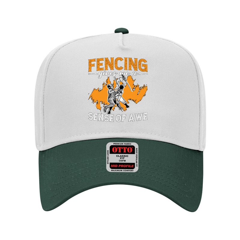 Fencing Fencing Gives Me A Sense Of Longswords Duel Fencer Adjustable Baseball Cap | Artistshot