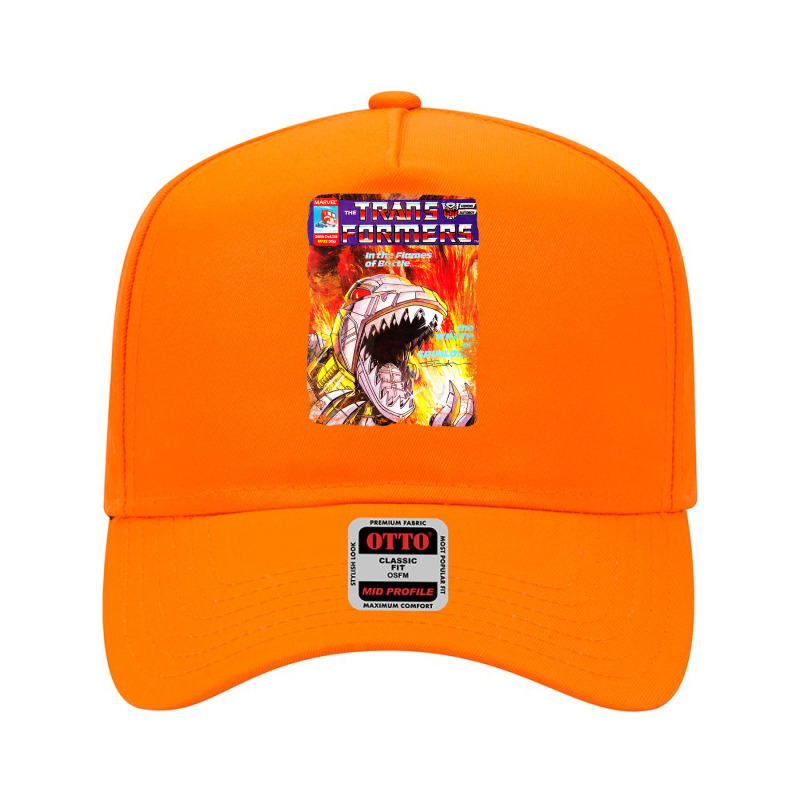 Us Transformers Sf Cover 32 Grimlock 01 Grey Adjustable Baseball Cap by PhamThinh | Artistshot