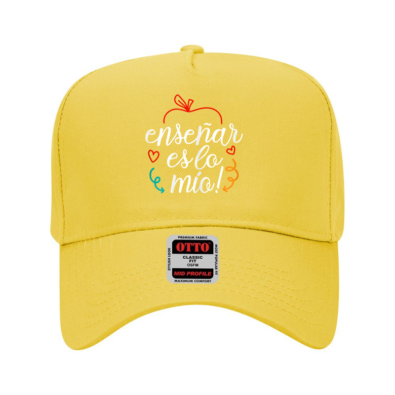 Womens Ensenar Es Lo Mio Playera Bilingual Spanish Teacher Adjustable Baseball Cap by liqualyfu | Artistshot