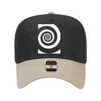 Spiral Hypnotic Retro Mind Control Visual Illusion Black And White Hd  Adjustable Baseball Cap | Artistshot