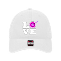 Cute Pink Archery Or Bow Hunting Shooting Target And Arrow Long Sleeve Dyed Cap | Artistshot