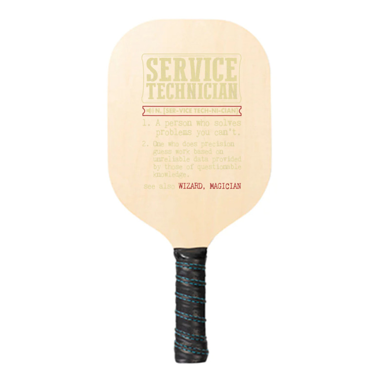 Service Technician Dictionary Term Pickleball Paddle | Artistshot