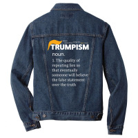 Trumpism Definition Anti Men Denim Jacket | Artistshot