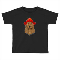 Canine Handler I Fireman Dog I Firefighter Cocker Spaniel Premium Toddler T-shirt | Artistshot