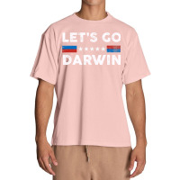 Lets Go Darwin Us Flag Vintage Urban Heavy T-shirt | Artistshot