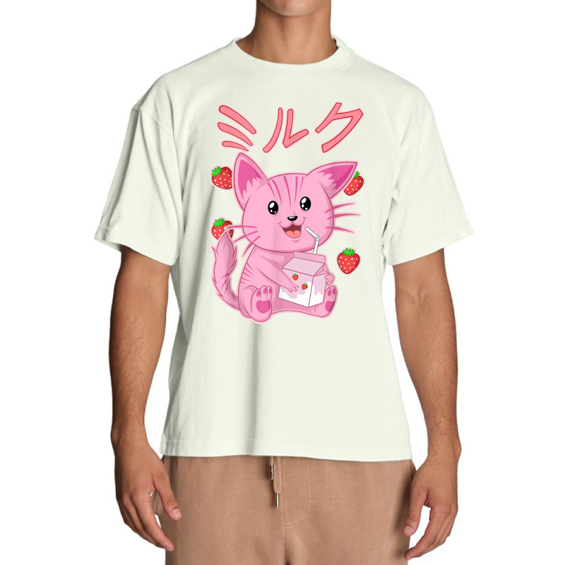 Japanese Anime Otaku Strawberry Milkshake Clothes Urban Heavy T-shirt by kevinnichols | Artistshot