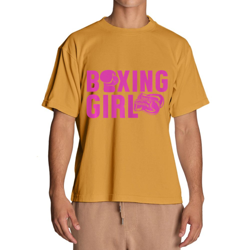 Womens Fighter Girl Boxer Athlete Urban Heavy T-shirt | Artistshot