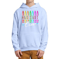 Team Head Start Crew Back To School Crayons Kids Teacher Urban Pullover Hoodie | Artistshot