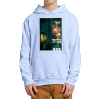 Dark City Green Vibe Urban Pullover Hoodie | Artistshot