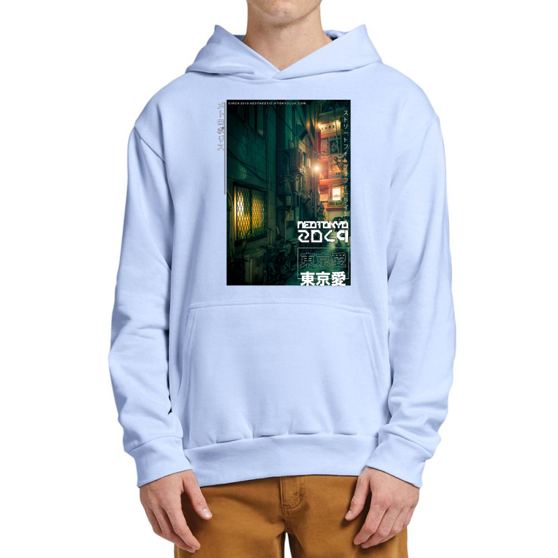 Dark City Green Vibe Urban Pullover Hoodie by femalesbaubles | Artistshot