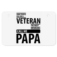 Some People Call Me A Veteran | Father's Day Gift Atv License Plate | Artistshot