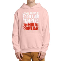 Womens Some People's Bodies Are Temples Mine Is A Dive Bar V Neck T Sh Urban Pullover Hoodie | Artistshot