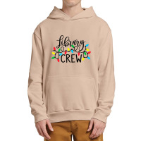 Christmas Lights Library Crew Family Christmas Holiday Xmas Premium T Urban Pullover Hoodie | Artistshot