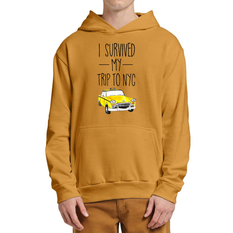 I Survived My Trip To Nyc New York City Taxi Cab Urban Pullover Hoodie by cm-arts | Artistshot