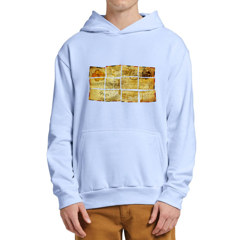 Vintage Envelope And Stamps Urban Pullover Hoodie | Artistshot