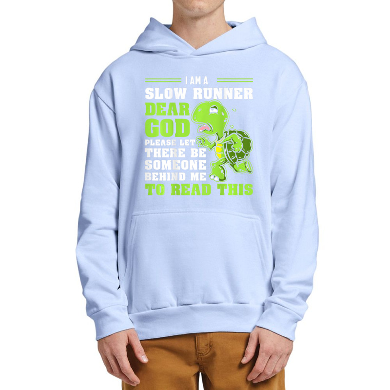 I'm A Slow Runner Turtle Marathon Running Run Urban Pullover Hoodie by cm-arts | Artistshot