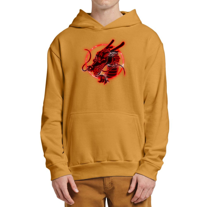 The Dragon Red Ver Gift Urban Pullover Hoodie | Artistshot