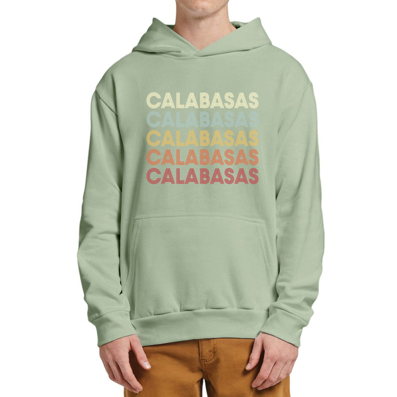 Calabasas California Calabasas Ca Retro Vintage Text Long Sleeve T Shi Urban Pullover Hoodie by cm-arts | Artistshot