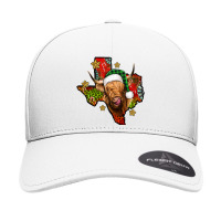 Christmas Texas Highland Cow Seamless Cap | Artistshot