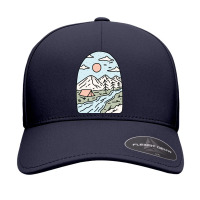 Camping Seamless Cap | Artistshot