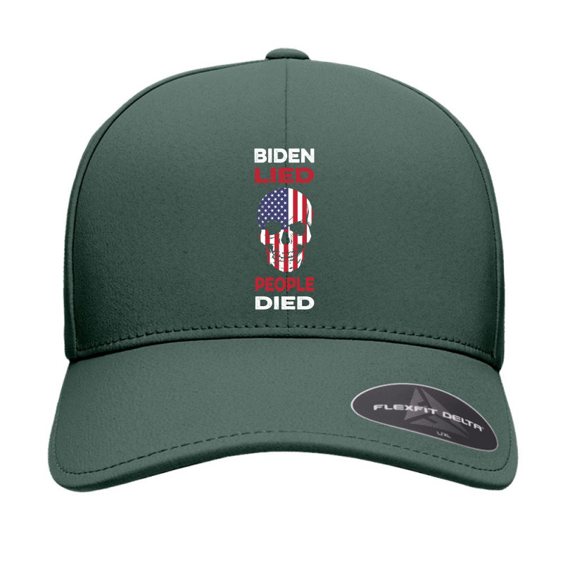 Biden Lied People Died Anti Biden Seamless Cap by emilianozolla | Artistshot