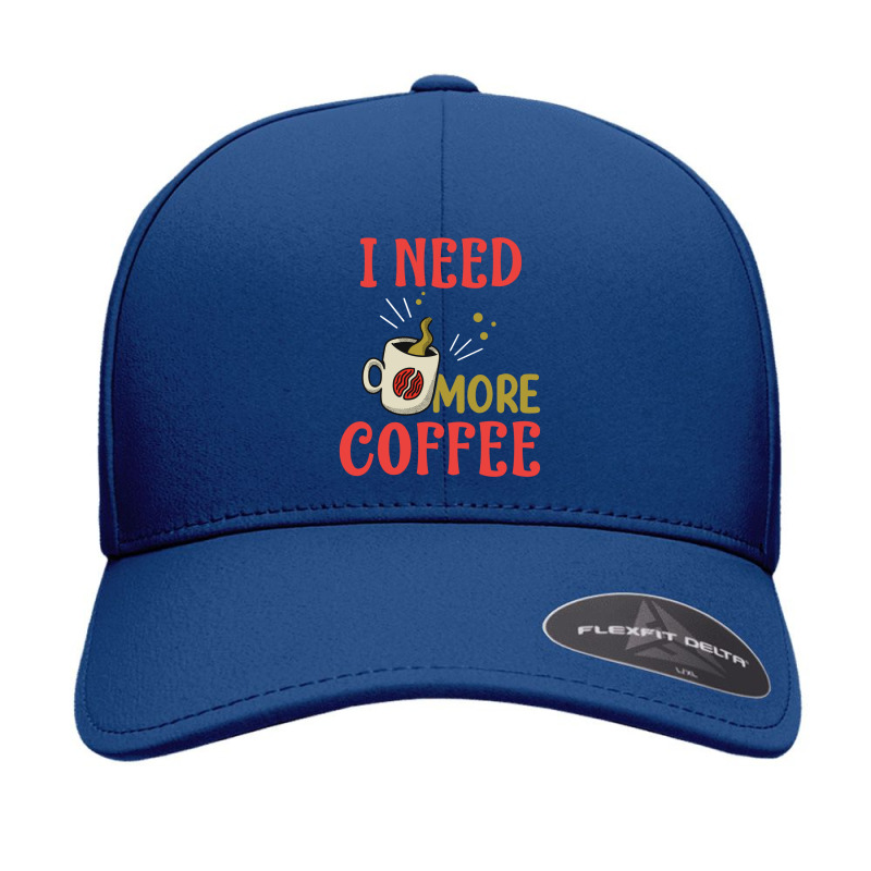 I Need More Coffee Seamless Cap | Artistshot